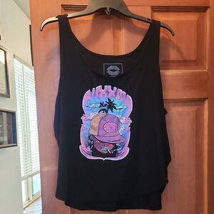 Vixxon By Dixxon Summer Dazed Flowy Loosefit Tank Top